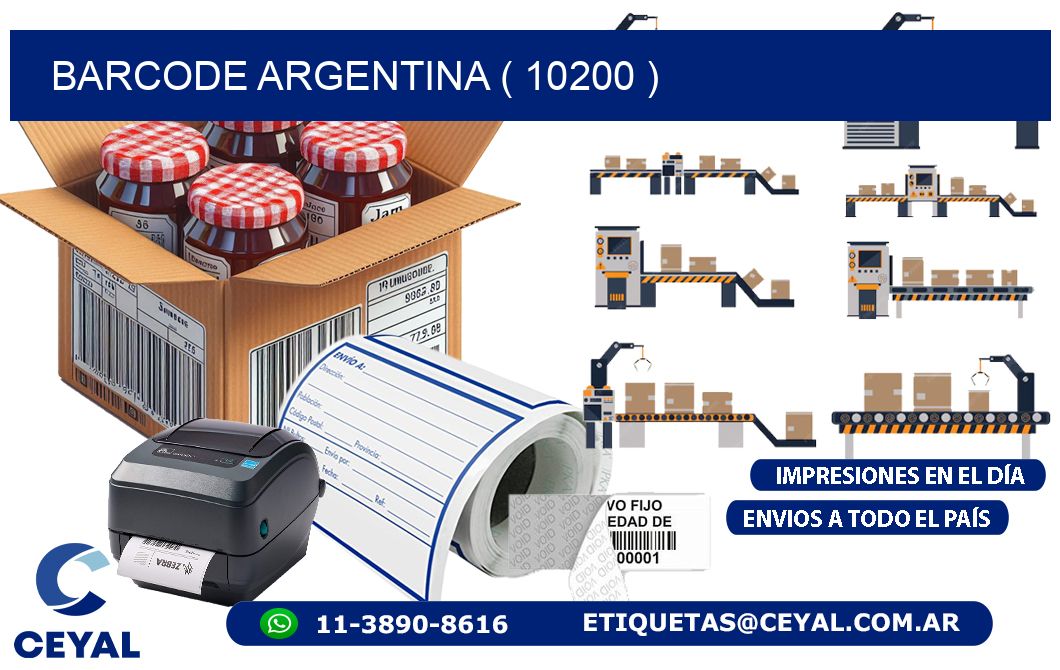 BARCODE ARGENTINA ( 10200 )