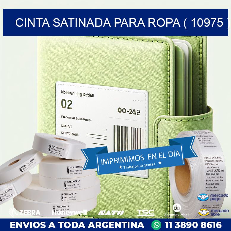 CINTA SATINADA PARA ROPA ( 10975 )