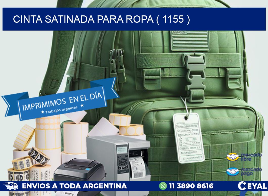 CINTA SATINADA PARA ROPA ( 1155 )