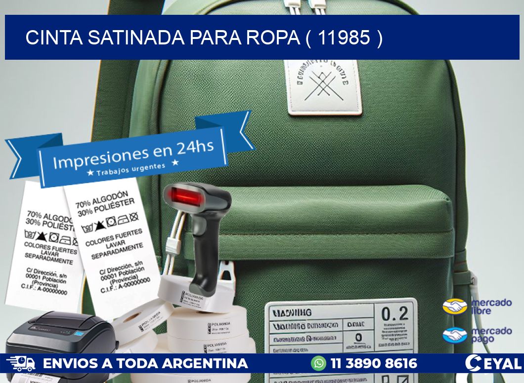 CINTA SATINADA PARA ROPA ( 11985 )