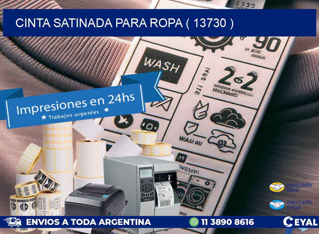 CINTA SATINADA PARA ROPA ( 13730 )