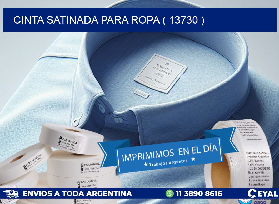 CINTA SATINADA PARA ROPA ( 13730 )