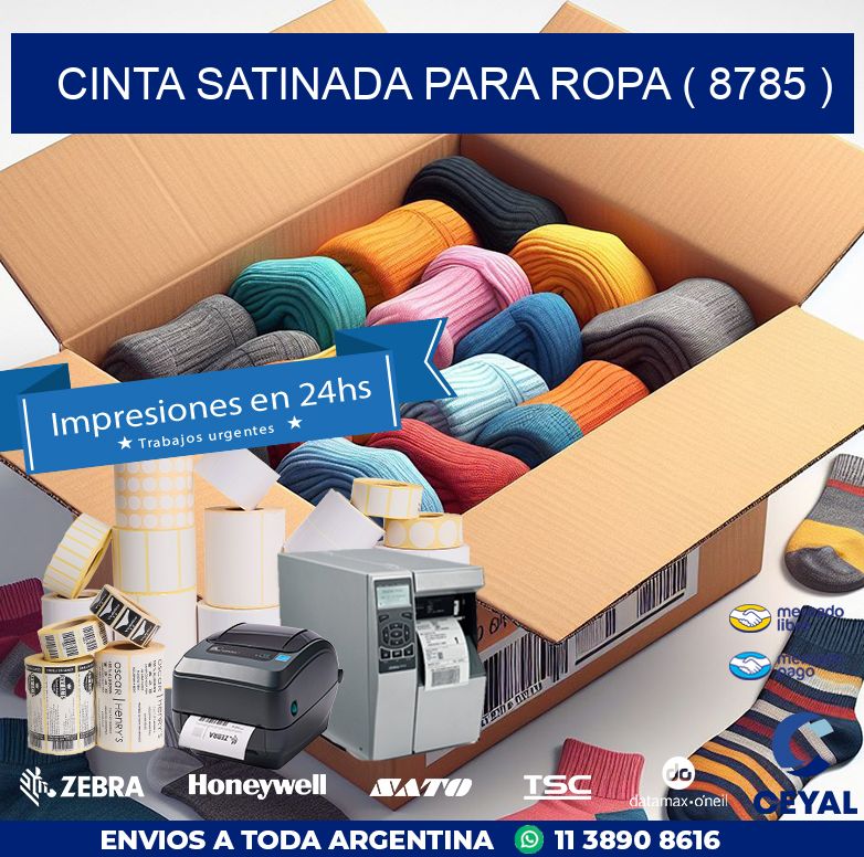 CINTA SATINADA PARA ROPA ( 8785 )
