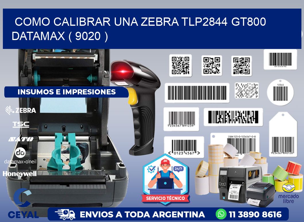 COMO CALIBRAR UNA ZEBRA TLP2844 GT800 DATAMAX ( 9020 )