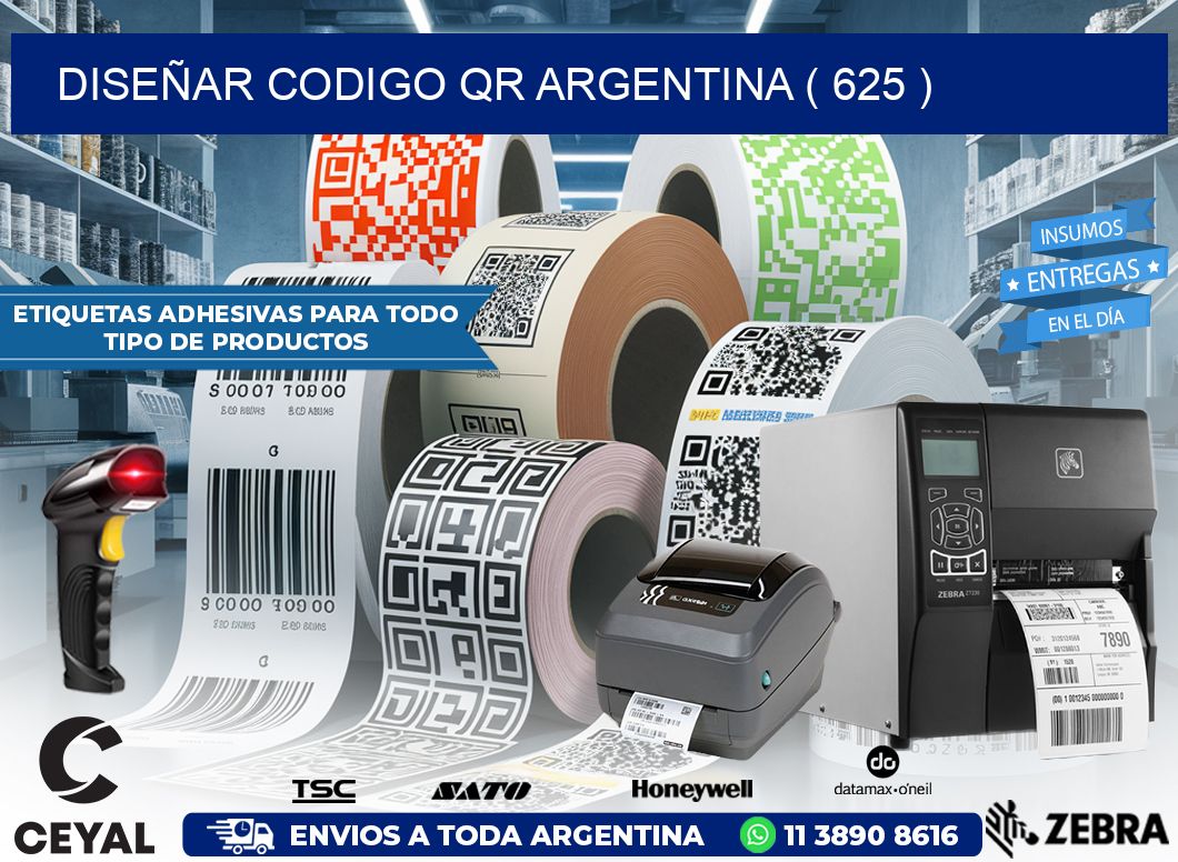 DISEÑAR CODIGO QR ARGENTINA ( 625 )