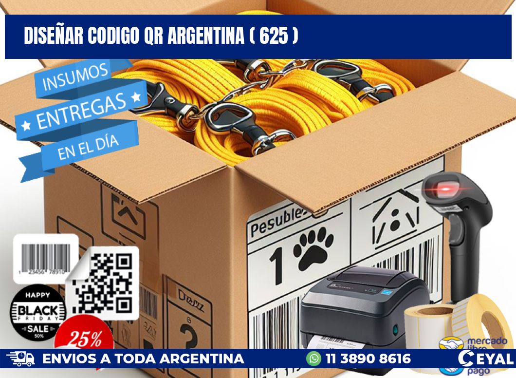 DISEÑAR CODIGO QR ARGENTINA ( 625 )