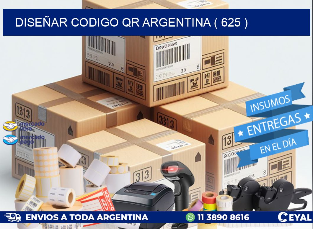 DISEÑAR CODIGO QR ARGENTINA ( 625 )