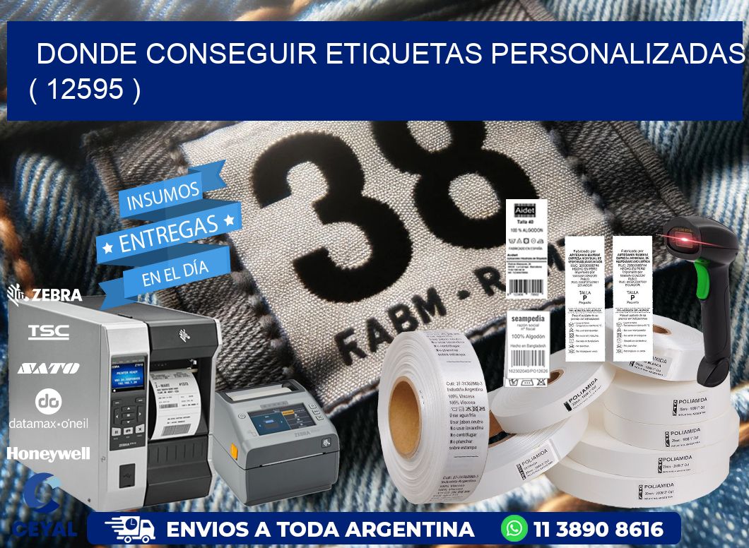 DONDE CONSEGUIR ETIQUETAS PERSONALIZADAS ( 12595 )