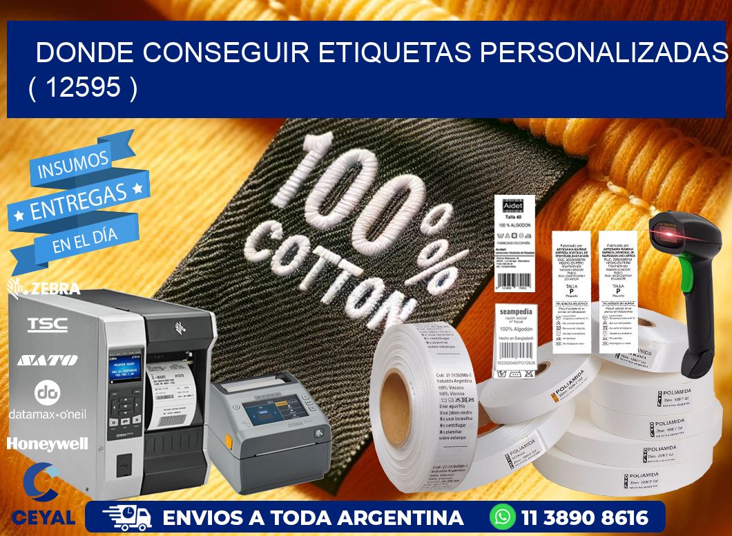DONDE CONSEGUIR ETIQUETAS PERSONALIZADAS ( 12595 )