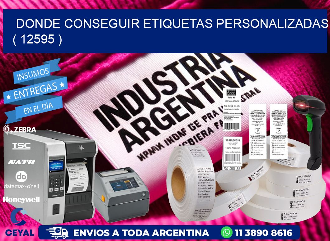 DONDE CONSEGUIR ETIQUETAS PERSONALIZADAS ( 12595 )