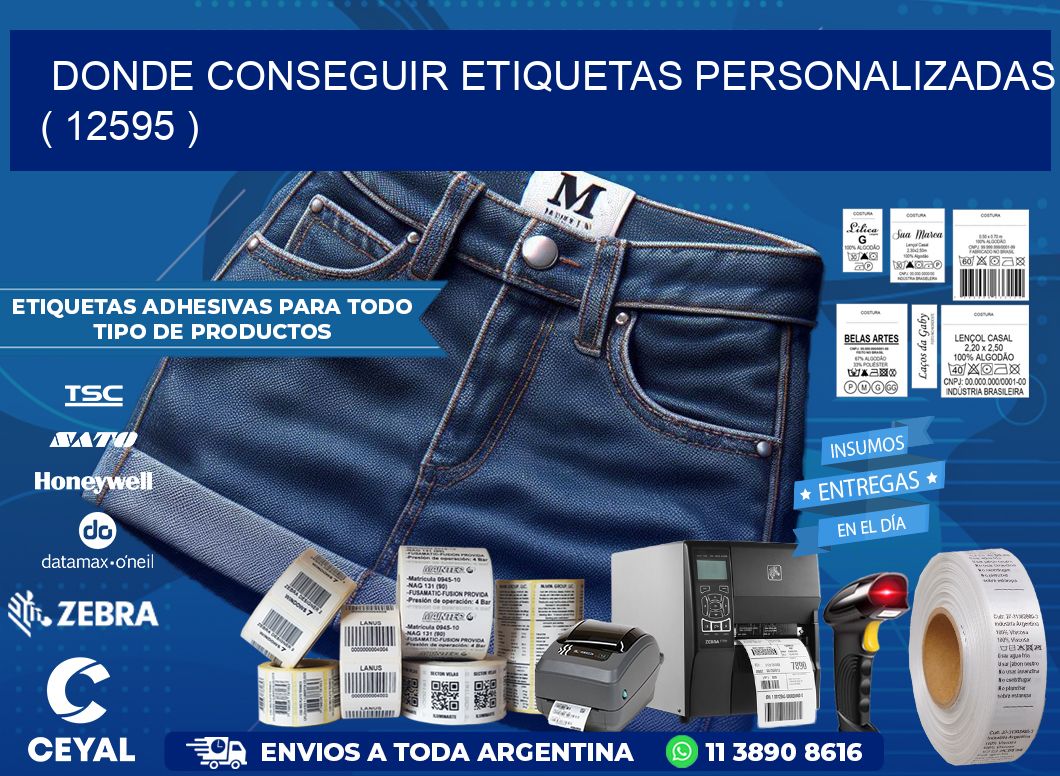 DONDE CONSEGUIR ETIQUETAS PERSONALIZADAS ( 12595 )