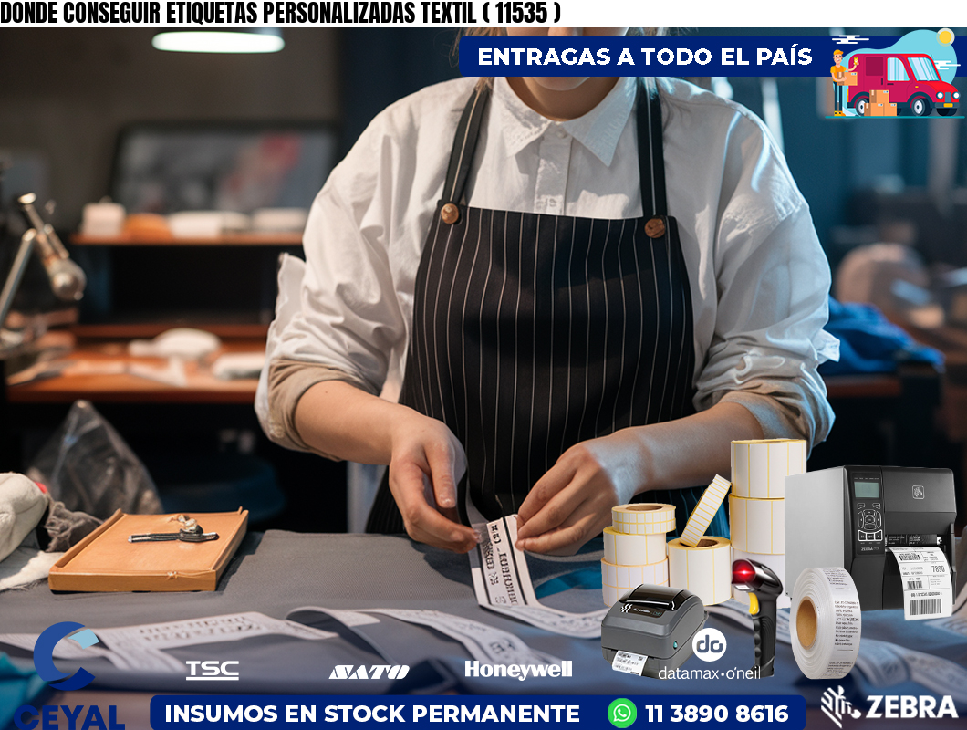 DONDE CONSEGUIR ETIQUETAS PERSONALIZADAS TEXTIL ( 11535 )