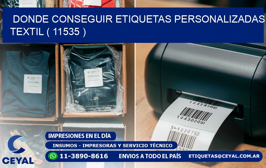 DONDE CONSEGUIR ETIQUETAS PERSONALIZADAS TEXTIL ( 11535 )