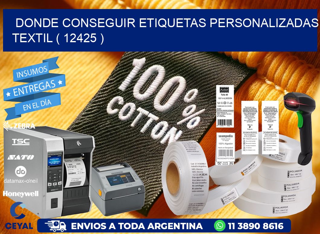 DONDE CONSEGUIR ETIQUETAS PERSONALIZADAS TEXTIL ( 12425 )