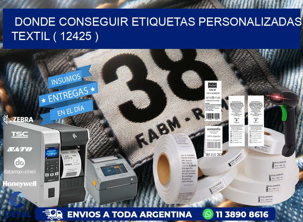 DONDE CONSEGUIR ETIQUETAS PERSONALIZADAS TEXTIL ( 12425 )