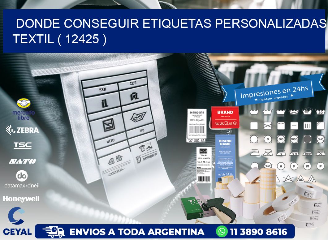 DONDE CONSEGUIR ETIQUETAS PERSONALIZADAS TEXTIL ( 12425 )