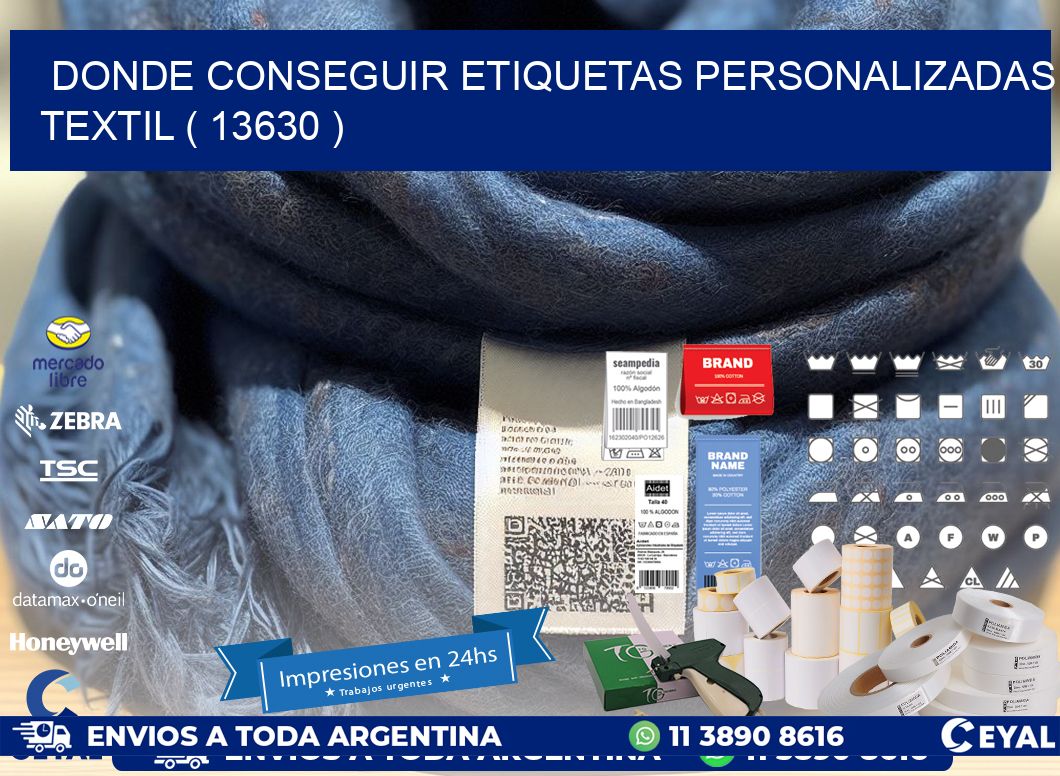DONDE CONSEGUIR ETIQUETAS PERSONALIZADAS TEXTIL ( 13630 )