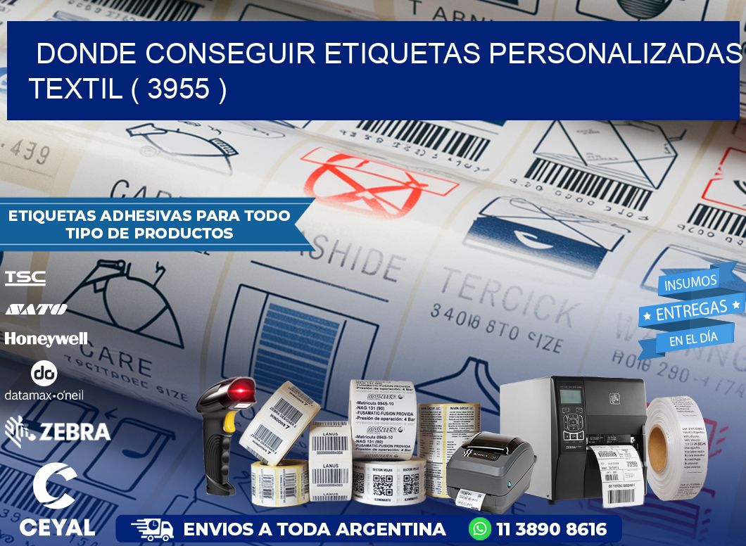 DONDE CONSEGUIR ETIQUETAS PERSONALIZADAS TEXTIL ( 3955 )