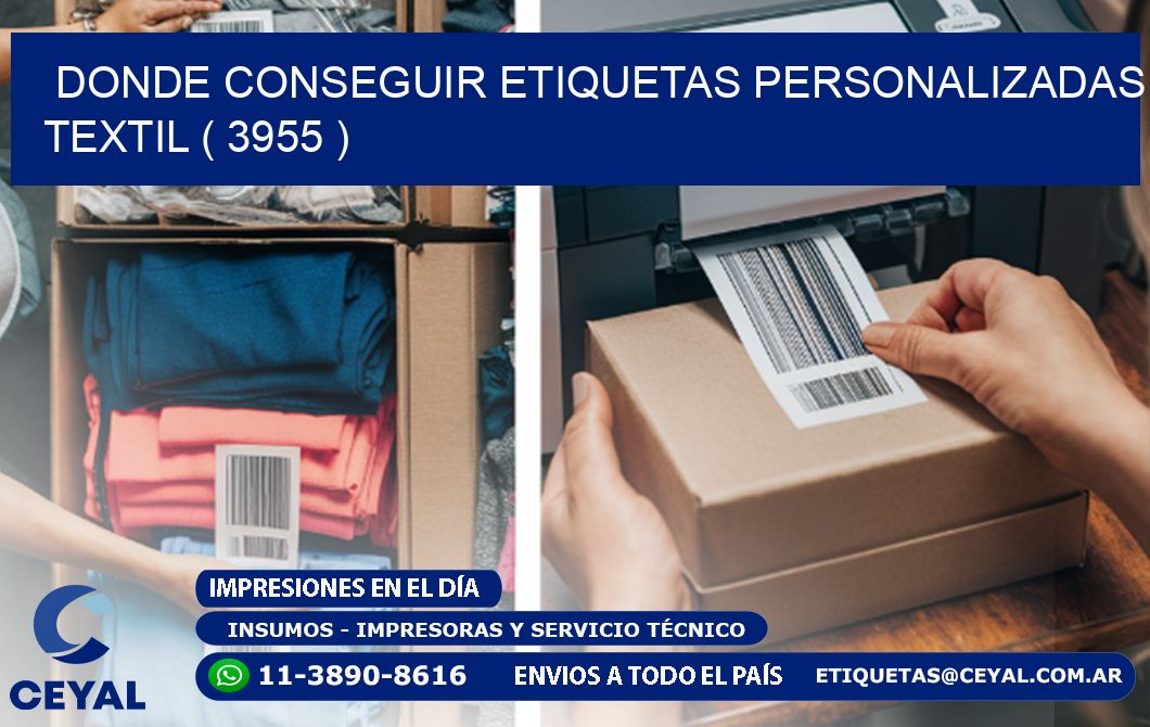 DONDE CONSEGUIR ETIQUETAS PERSONALIZADAS TEXTIL ( 3955 )