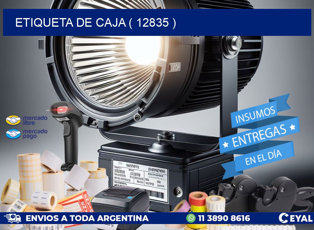 ETIQUETA DE CAJA ( 12835 )
