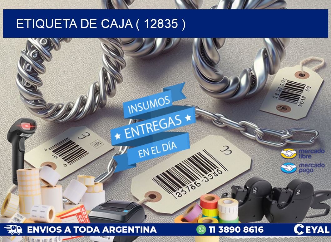 ETIQUETA DE CAJA ( 12835 )