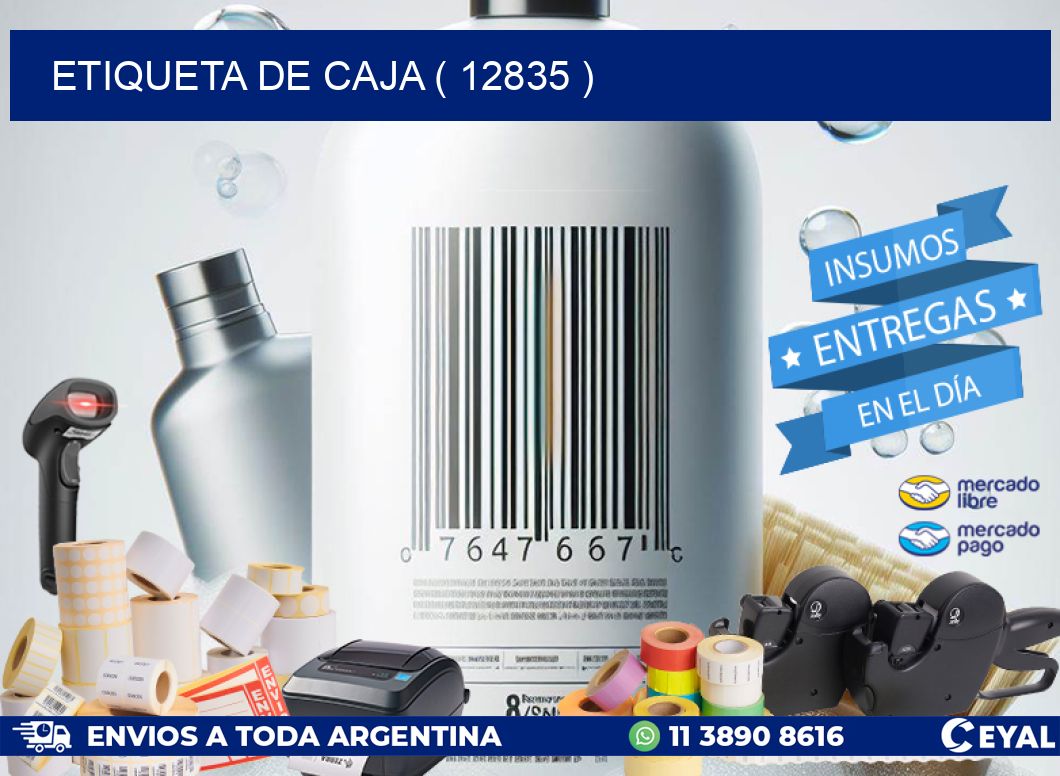 ETIQUETA DE CAJA ( 12835 )