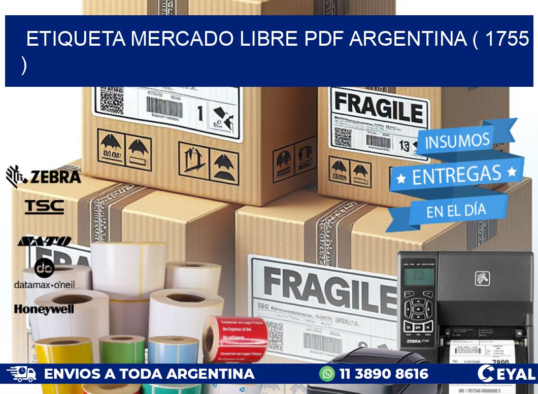 ETIQUETA MERCADO LIBRE PDF ARGENTINA ( 1755 )