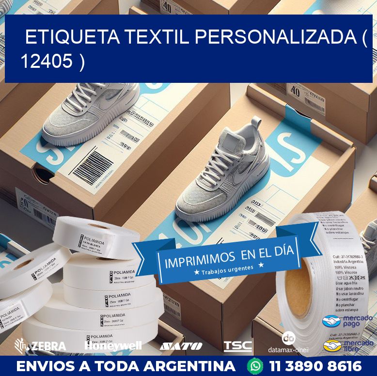 ETIQUETA TEXTIL PERSONALIZADA ( 12405 )