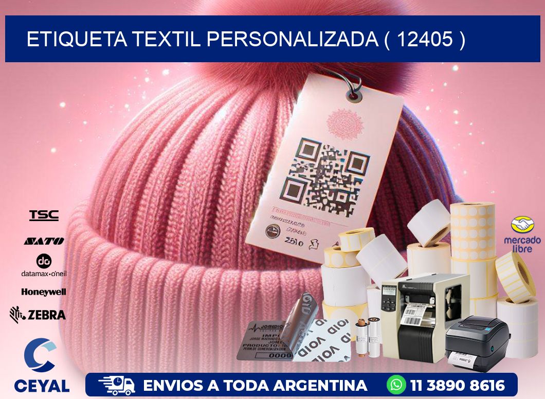 ETIQUETA TEXTIL PERSONALIZADA ( 12405 )