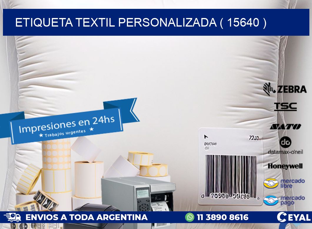ETIQUETA TEXTIL PERSONALIZADA ( 15640 )