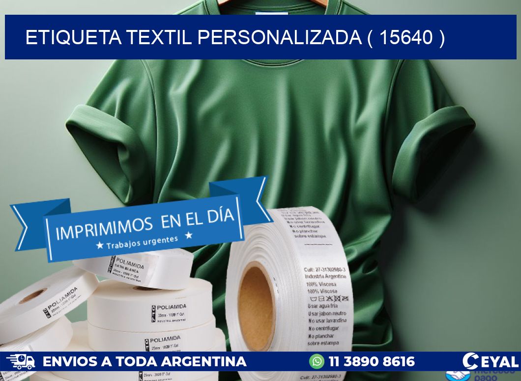 ETIQUETA TEXTIL PERSONALIZADA ( 15640 )