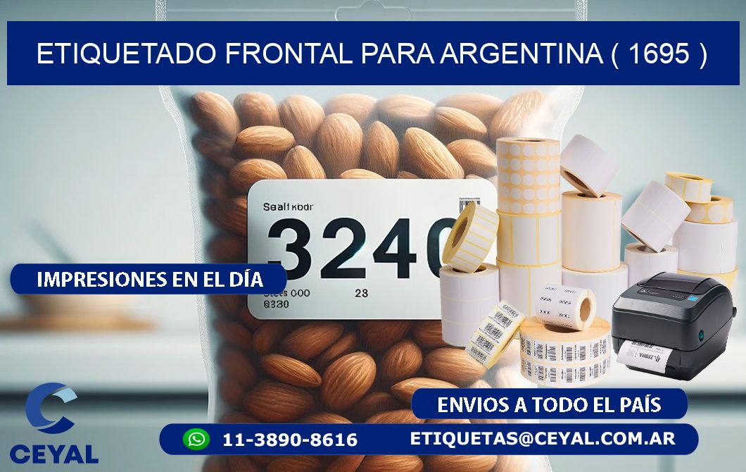 ETIQUETADO FRONTAL PARA ARGENTINA ( 1695 )
