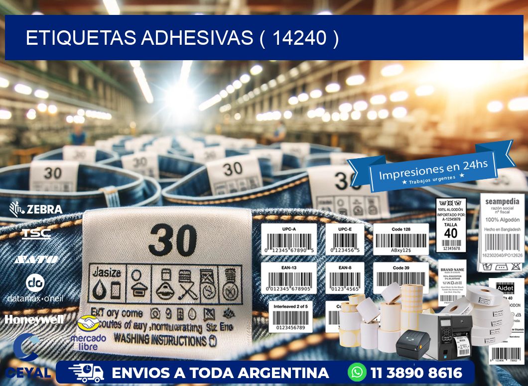 ETIQUETAS ADHESIVAS ( 14240 )