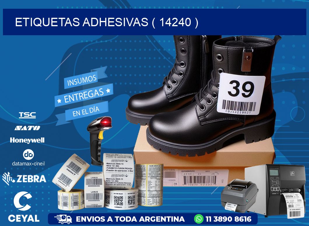 ETIQUETAS ADHESIVAS ( 14240 )