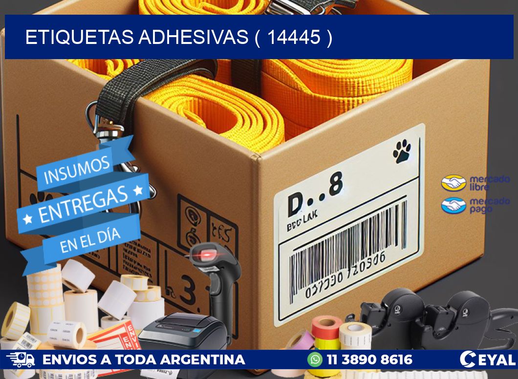 ETIQUETAS ADHESIVAS ( 14445 )