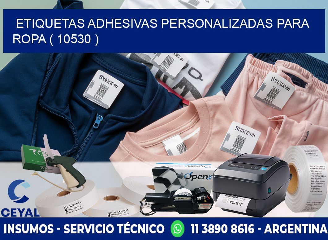 ETIQUETAS ADHESIVAS PERSONALIZADAS PARA ROPA ( 10530 )