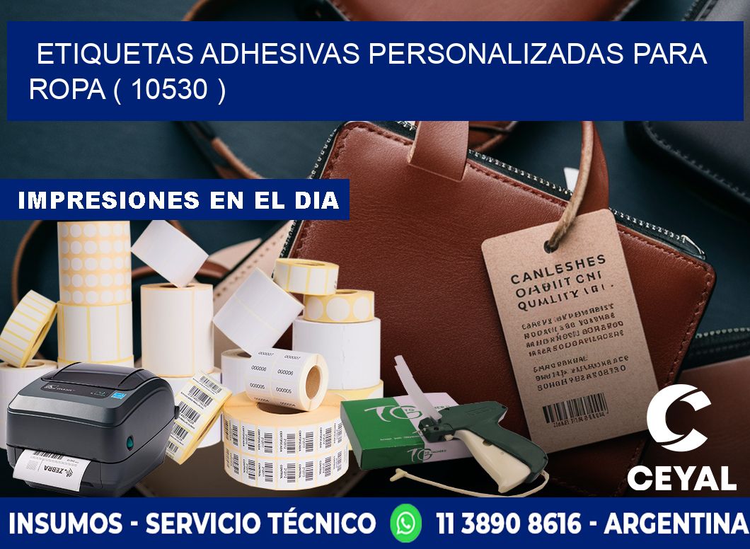 ETIQUETAS ADHESIVAS PERSONALIZADAS PARA ROPA ( 10530 )