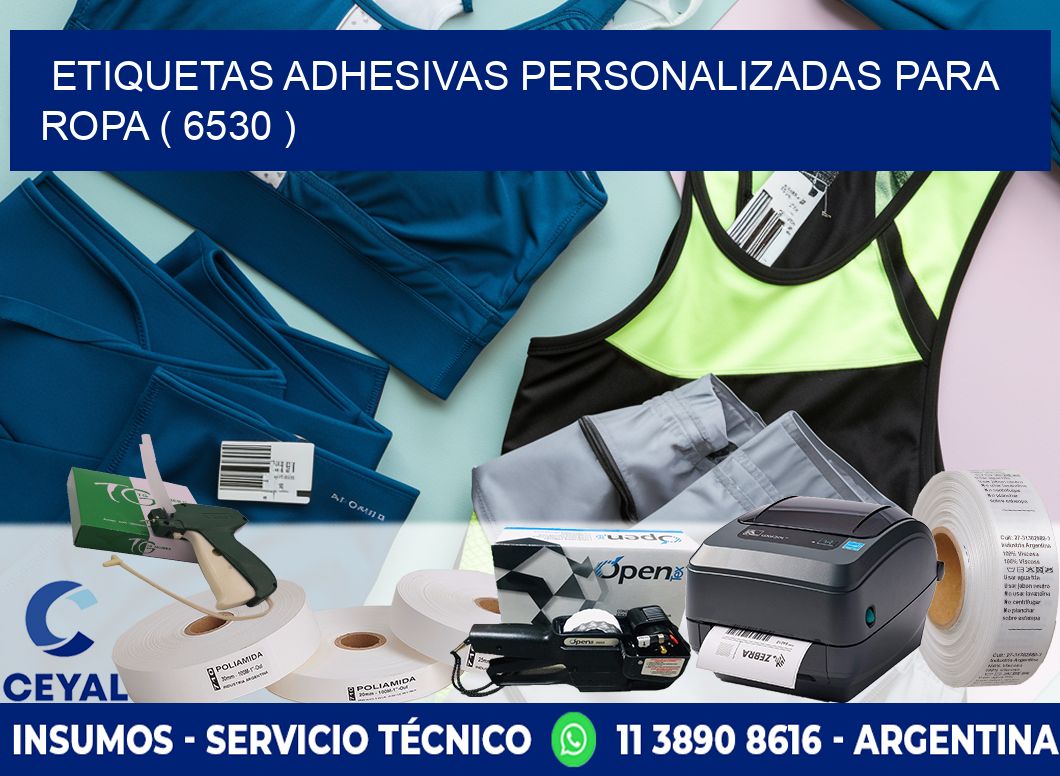 ETIQUETAS ADHESIVAS PERSONALIZADAS PARA ROPA ( 6530 )