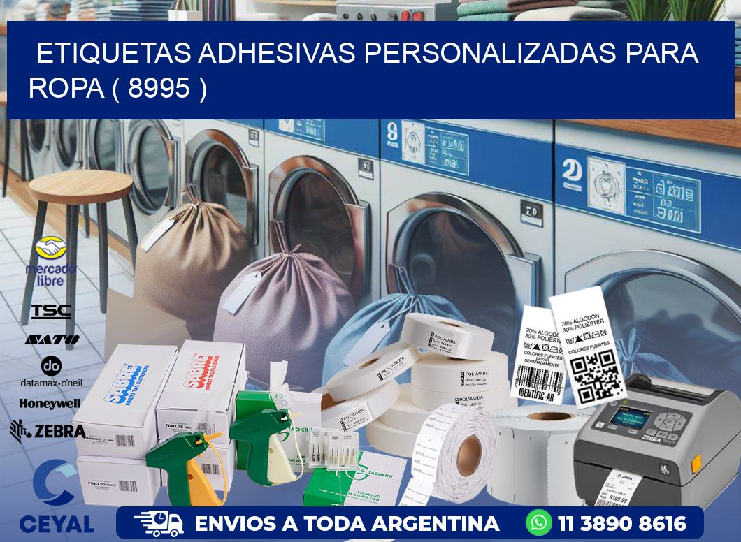 ETIQUETAS ADHESIVAS PERSONALIZADAS PARA ROPA ( 8995 )