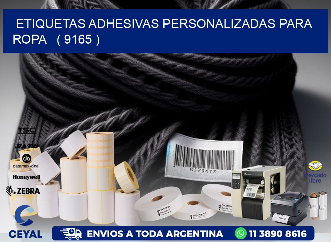 ETIQUETAS ADHESIVAS PERSONALIZADAS PARA ROPA   ( 9165 )