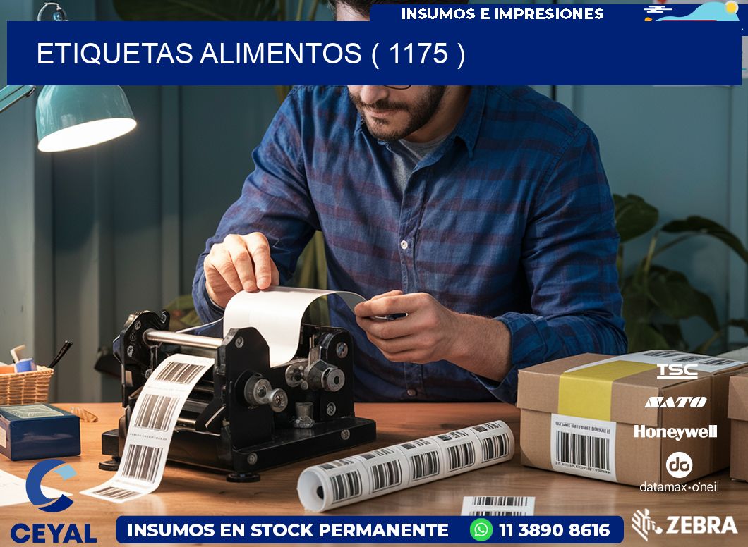 ETIQUETAS ALIMENTOS ( 1175 )
