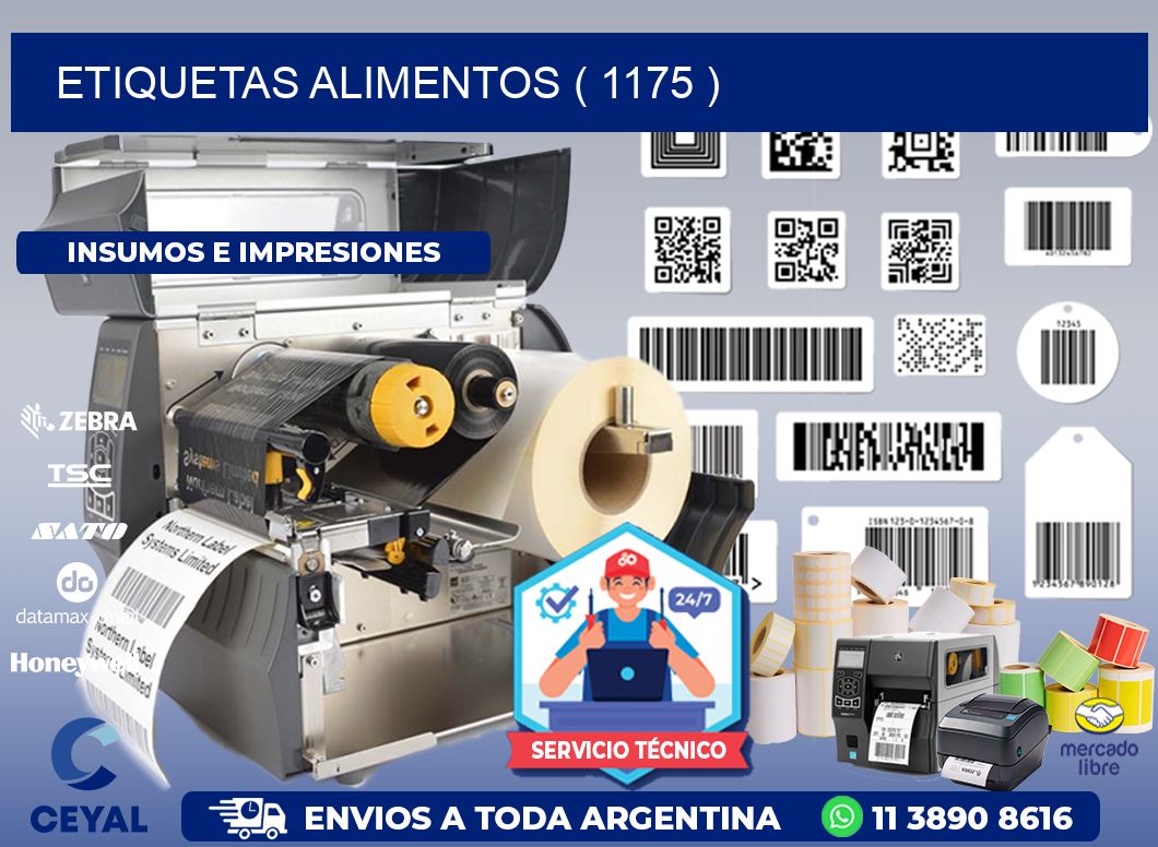 ETIQUETAS ALIMENTOS ( 1175 )