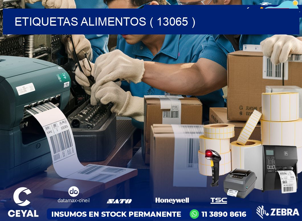 ETIQUETAS ALIMENTOS ( 13065 )