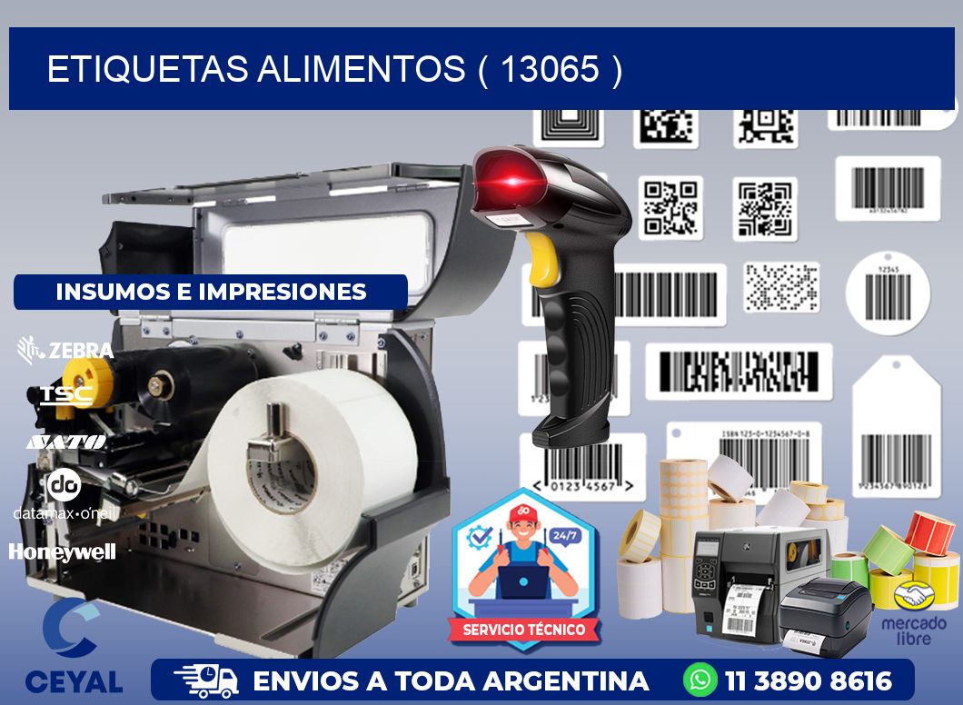 ETIQUETAS ALIMENTOS ( 13065 )