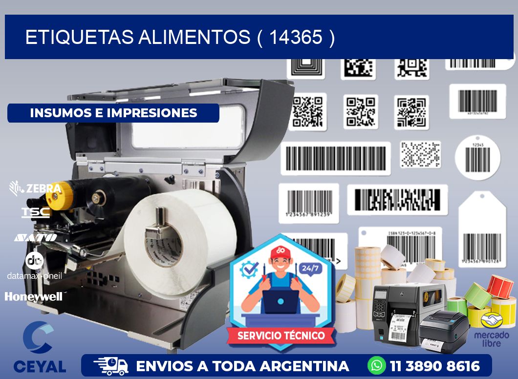 ETIQUETAS ALIMENTOS ( 14365 )