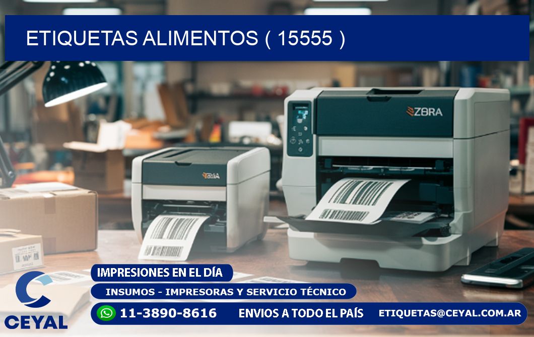 ETIQUETAS ALIMENTOS ( 15555 )