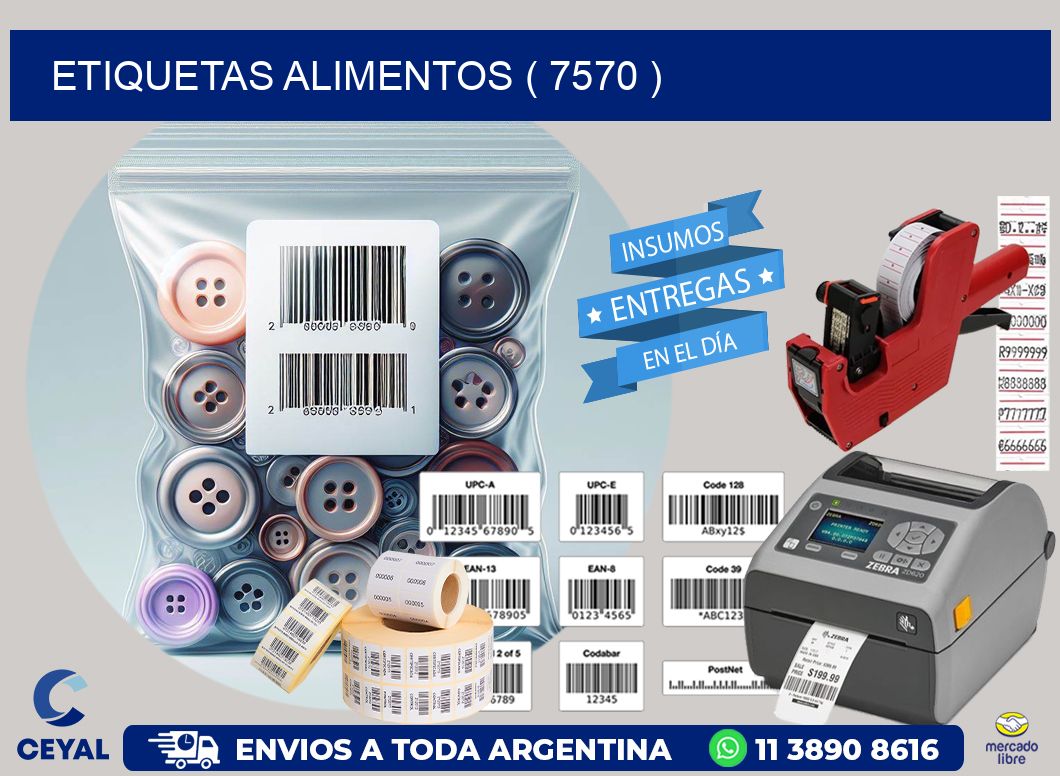 ETIQUETAS ALIMENTOS ( 7570 )