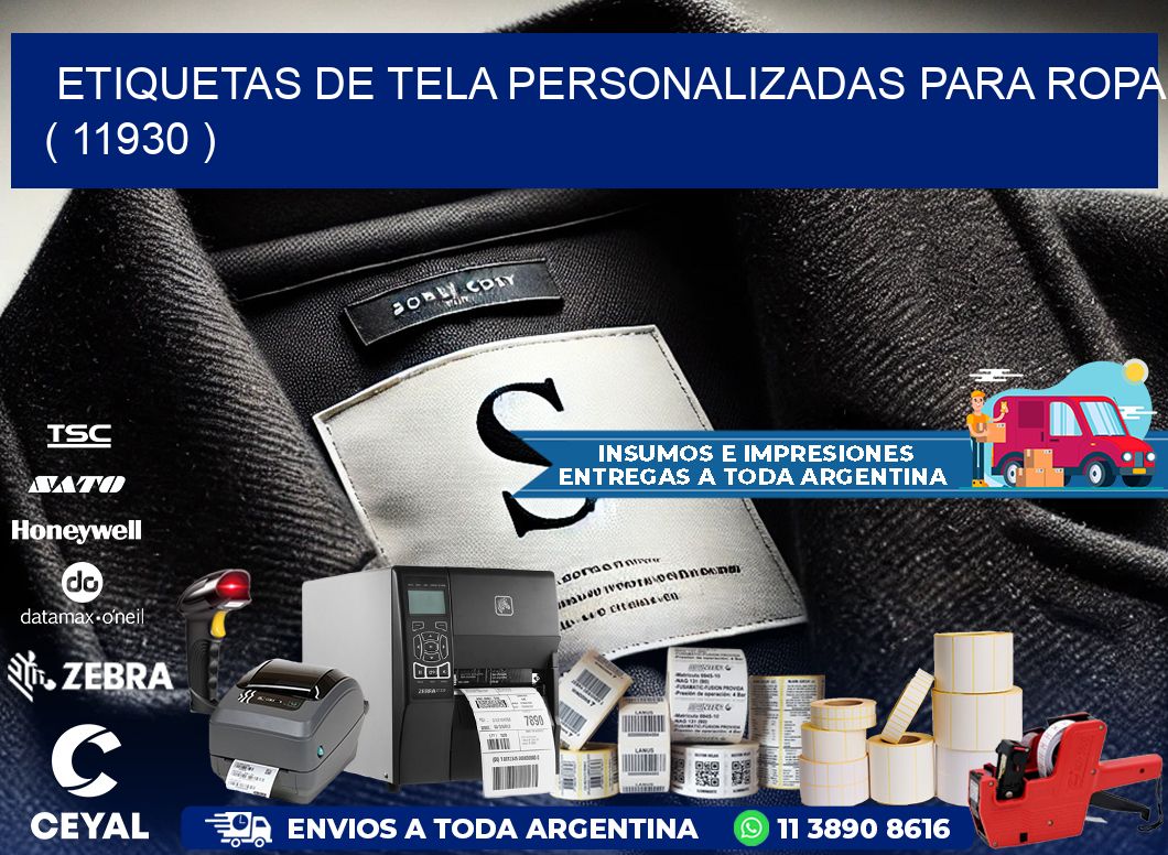 ETIQUETAS DE TELA PERSONALIZADAS PARA ROPA ( 11930 )