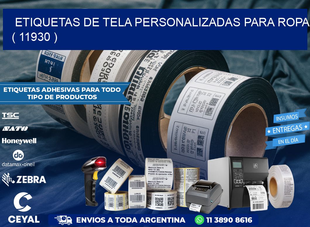 ETIQUETAS DE TELA PERSONALIZADAS PARA ROPA ( 11930 )