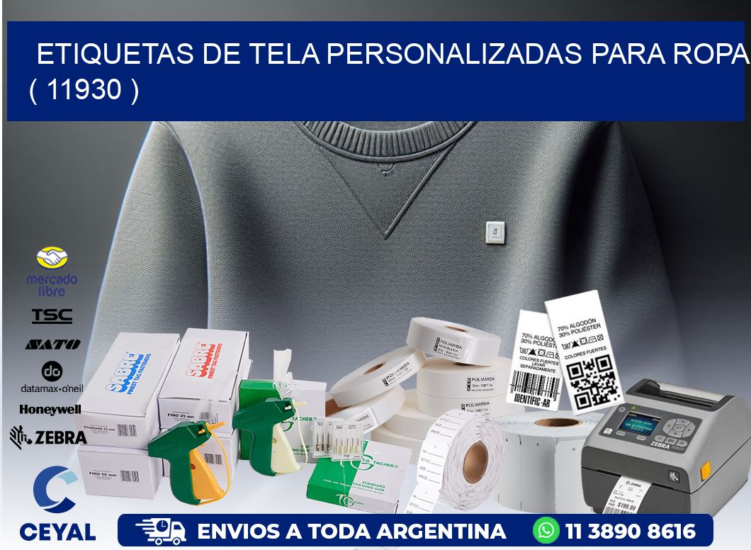 ETIQUETAS DE TELA PERSONALIZADAS PARA ROPA ( 11930 )